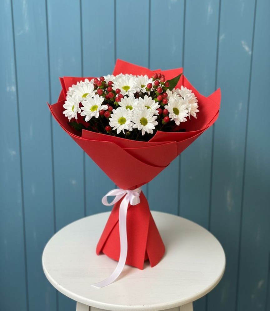 Букет цветов из: Хризантемы в Алексеевске