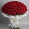 Букет 101 Красная роза Блэк Мэджик в Алексеевске