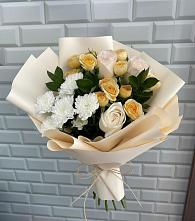 Букет цветов из:  Розы и Хризантемы в Алексеевске