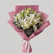 Букет цветов из:  Лилии в Алексеевске