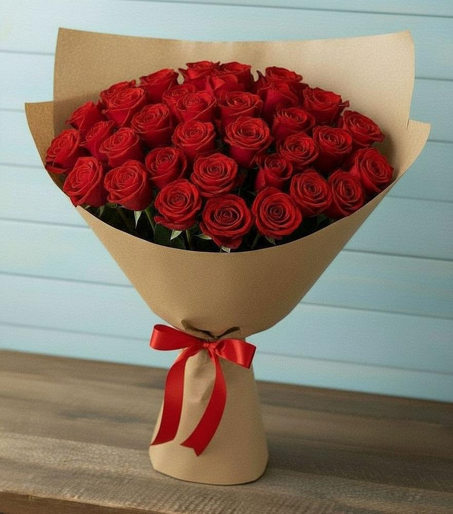 Букет Красные розы Милано в Алексеевске