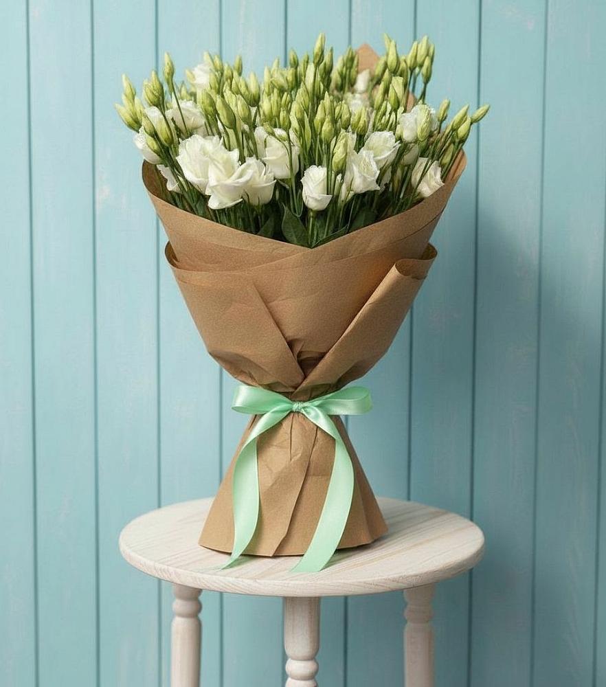 Букет цветов из: Лизиантусы в Алексеевске