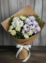 Букет цветов из:  Хризантемы и Розы в Алексеевске