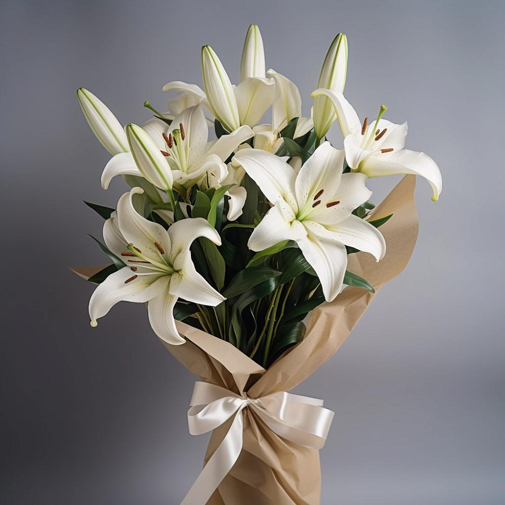 Букет цветов из: Лилии в Алексеевске