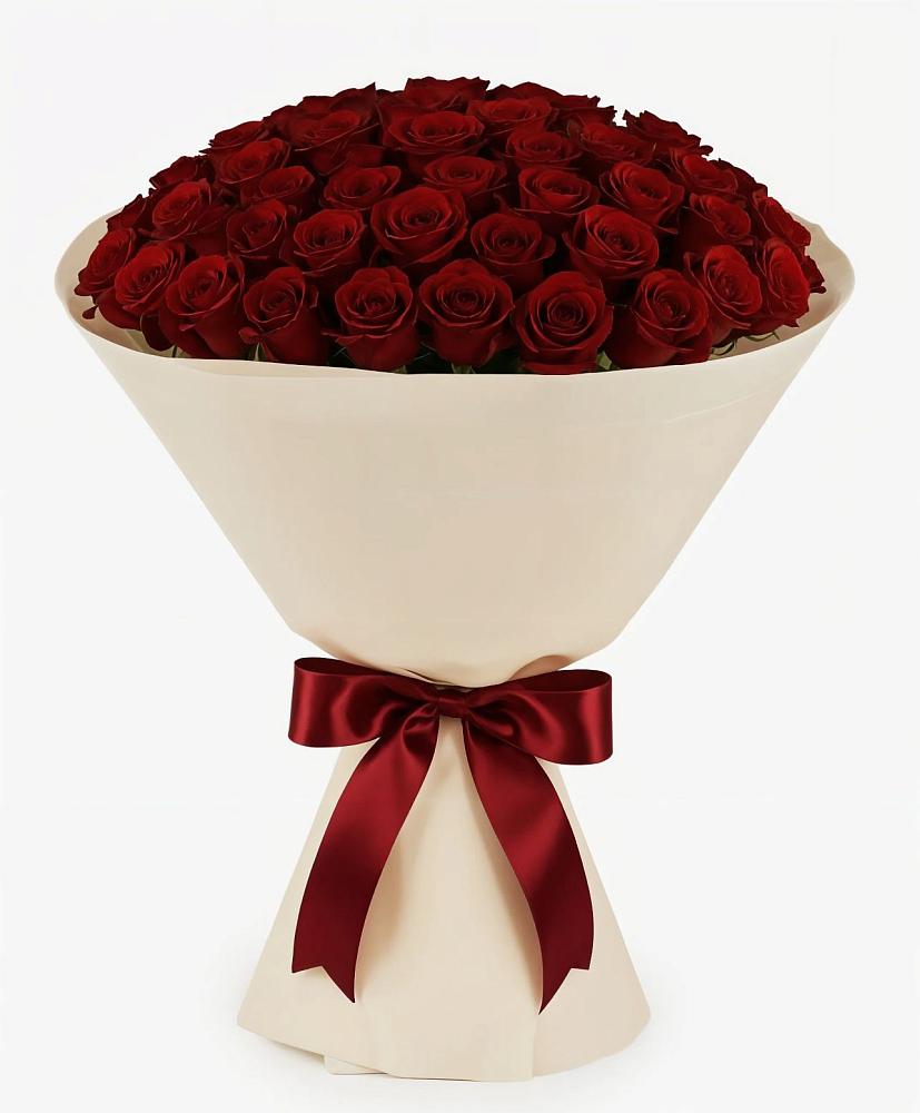 Букет 101 Бордовая роза Блэк Бакарра в Алексеевске