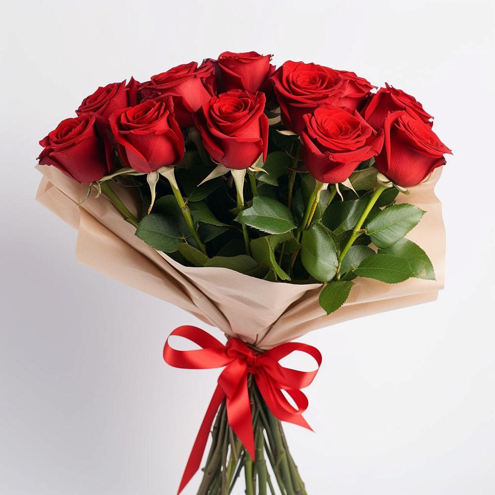 Букет 11 Красных роз Эдлесс Лав в Алексеевске